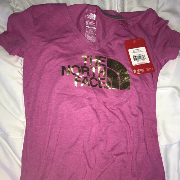The North Face Tops - North Face v-neck T-shirt